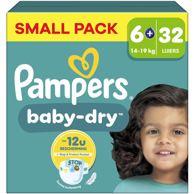 Pampers Pampers - Baby Dry - Maat 6+ - Small Pack - 32 Luiers