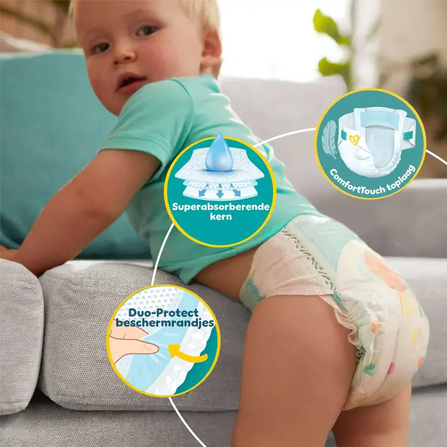 Pampers - Baby Dry - Maat 6 - Mega Pack - 92 Stuks - 13-18 KG