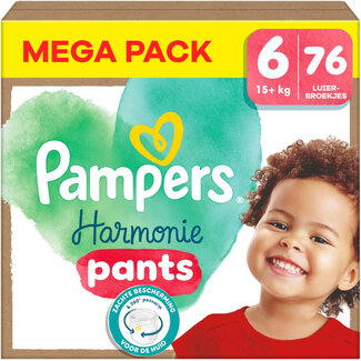 Pampers Pampers - Harmonie Pants - Maat 6 - Mega Pack - 76 stuks - 15+ KG