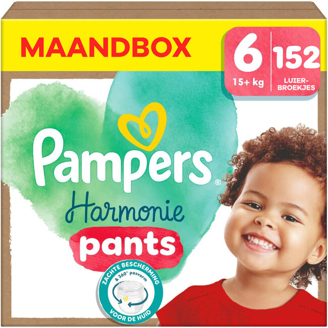 Pampers Pampers - Harmonie Pants - Maat 6 - Maandbox - 152 stuks - 15+ KG