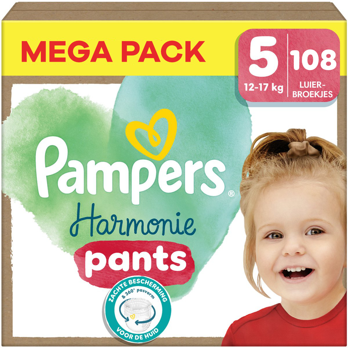 Pampers  Harmonie Pants - Maat 5 - Mega Pack - 108 stuks - 12/17 KG