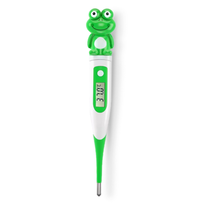 Babydrogist - Digitale Baby Thermometer - Kikker - Flexibele Tip - Rectaal, Oksel & Oraal