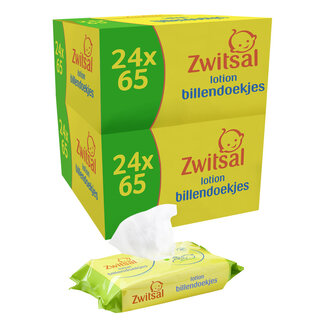 Zwitsal Zwitsal - Billendoekjes Lotion - Alcoholvrij - 3120 Babydoekjes - 48 x 65 - Mega Voordeelbox