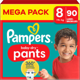 Pampers Pampers - Baby Dry Pants - Maat 8 - Mega Pack - 90 luierbroekjes