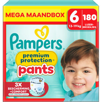 Pampers Pampers - Premium Protection Pants - Maat 6 - Maandbox - 180 stuks - 15+ KG