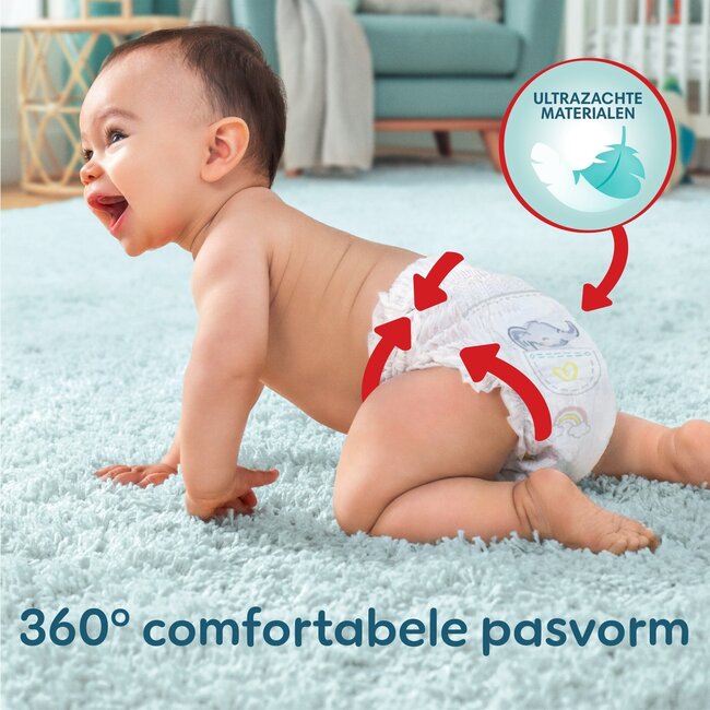 Pampers - Premium Protection Pants - Maat 4 - Mega Pack - 124 stuks - 9/15 KG
