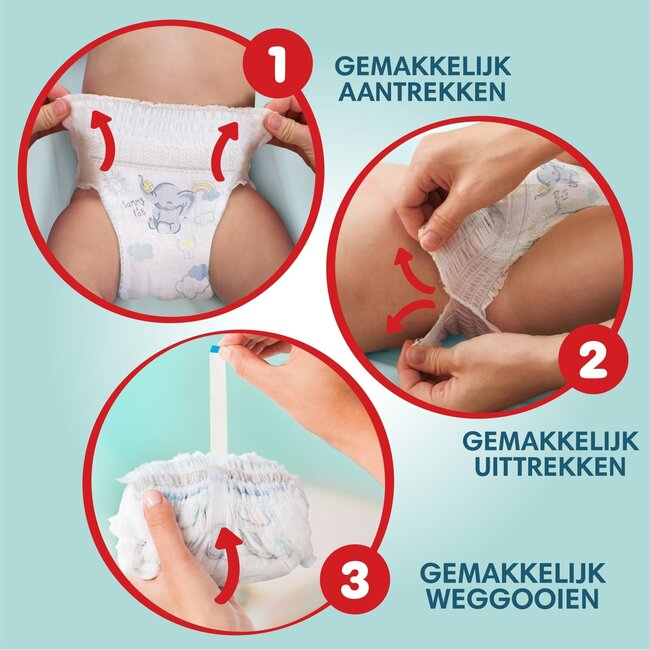 Pampers - Premium Protection Pants - Maat 4 - Mega Pack - 124 stuks - 9/15 KG