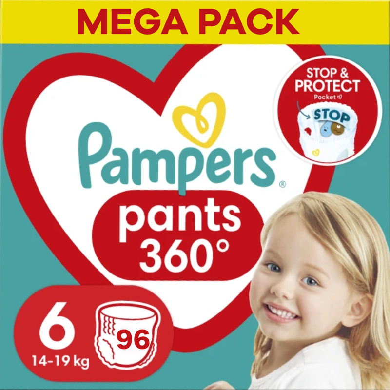 Pampers  Baby Dry Pants - Maat 6 - Mega Pack - 96 stuks - 14/19 KG