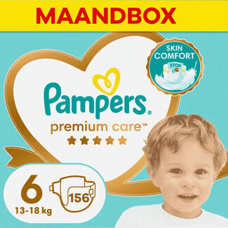 Pampers Pampers - Premium Protection - Maat 6 - Maandbox - 156 luiers - 13kg / 18kg