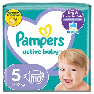 Pampers Pampers - Baby Dry - Maat 5 - Mega Pack - 110 stuks - 11/16 KG