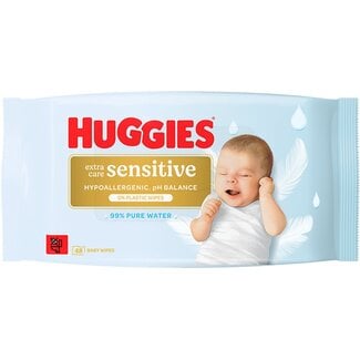 Huggies Huggies - Extra Care Sensitive - Billendoekjes - 48 babydoekjes - 1 x 48
