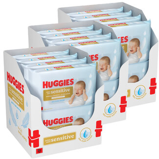 Huggies Huggies - Extra Care Sensitive - Billendoekjes - 1152 babydoekjes - 24 x 48