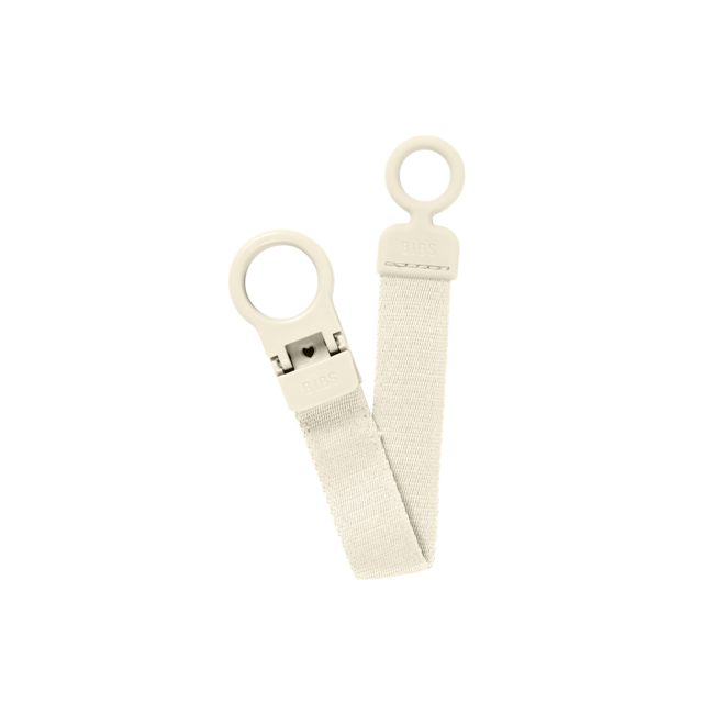 BIBS – Clip Loop - Fopspeenkoord – Ivory – 0+ maanden