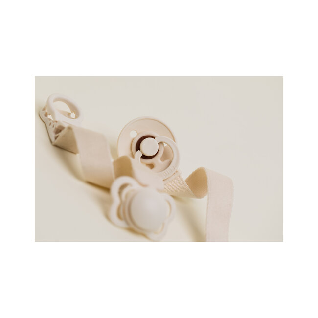BIBS – Clip Loop - Fopspeenkoord – Ivory – 0+ maanden