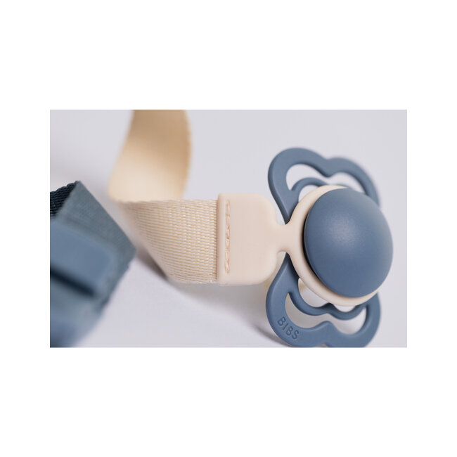 BIBS – Clip Loop - Fopspeenkoord – Ivory – 0+ maanden