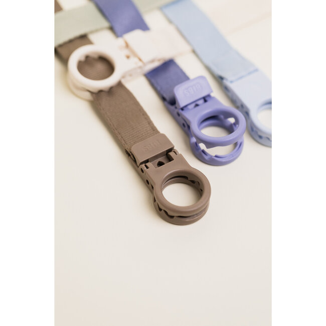 BIBS – Clip Loop - Fopspeenkoord – Dark Oak – 0+ maanden