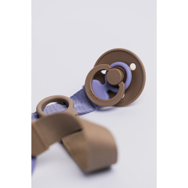 BIBS – Clip Loop - Fopspeenkoord – Dark Oak – 0+ maanden