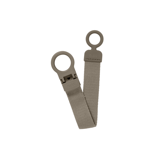 Bibs BIBS – Clip Loop - Fopspeenkoord – Dark Oak – 0+ maanden