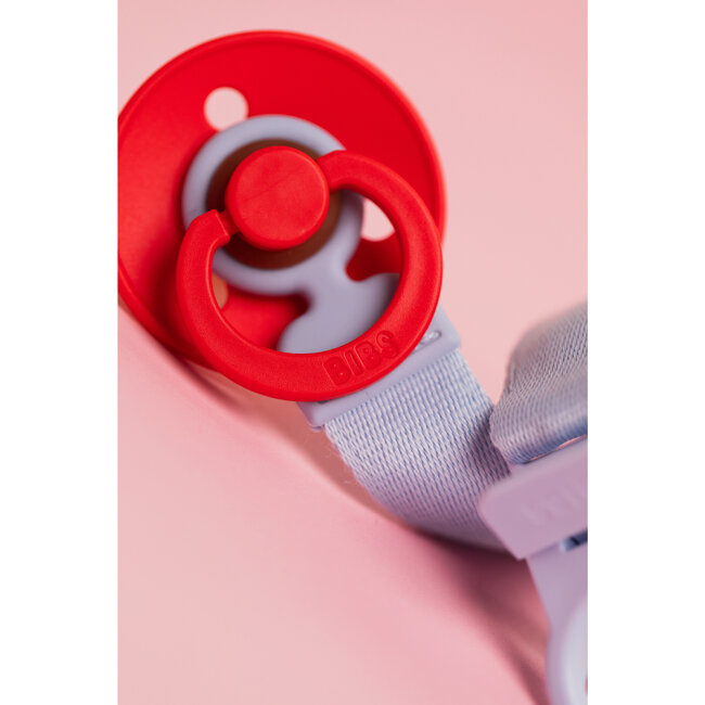 BIBS – Clip Loop - Fopspeenkoord – Dusty Blue – 0+ maanden