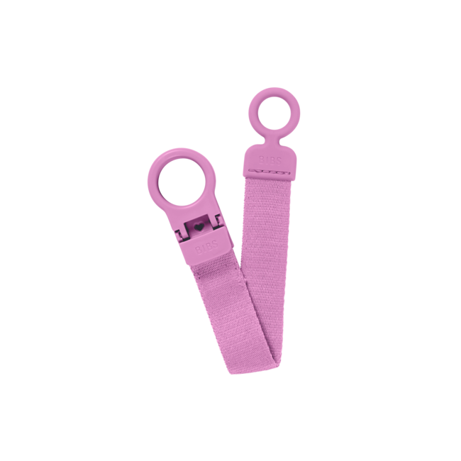 BIBS – Clip Loop - Fopspeenkoord – Bubblegum – 0+ maanden