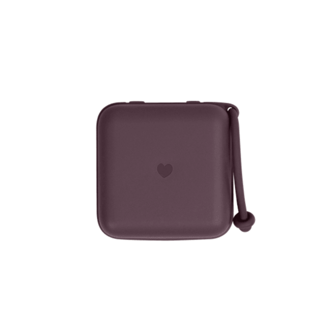 Bibs - Speenhouder - Pacifier Box - Plum