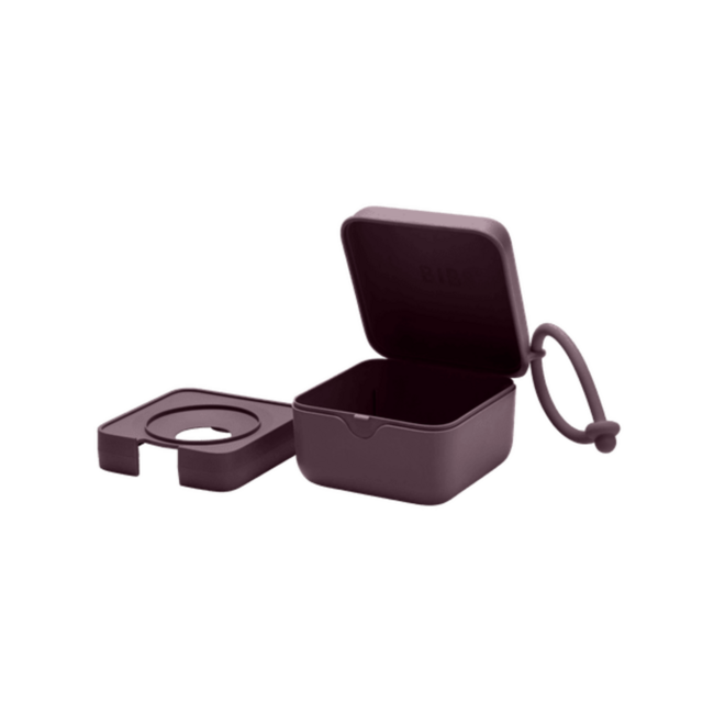 Bibs - Speenhouder - Pacifier Box - Plum
