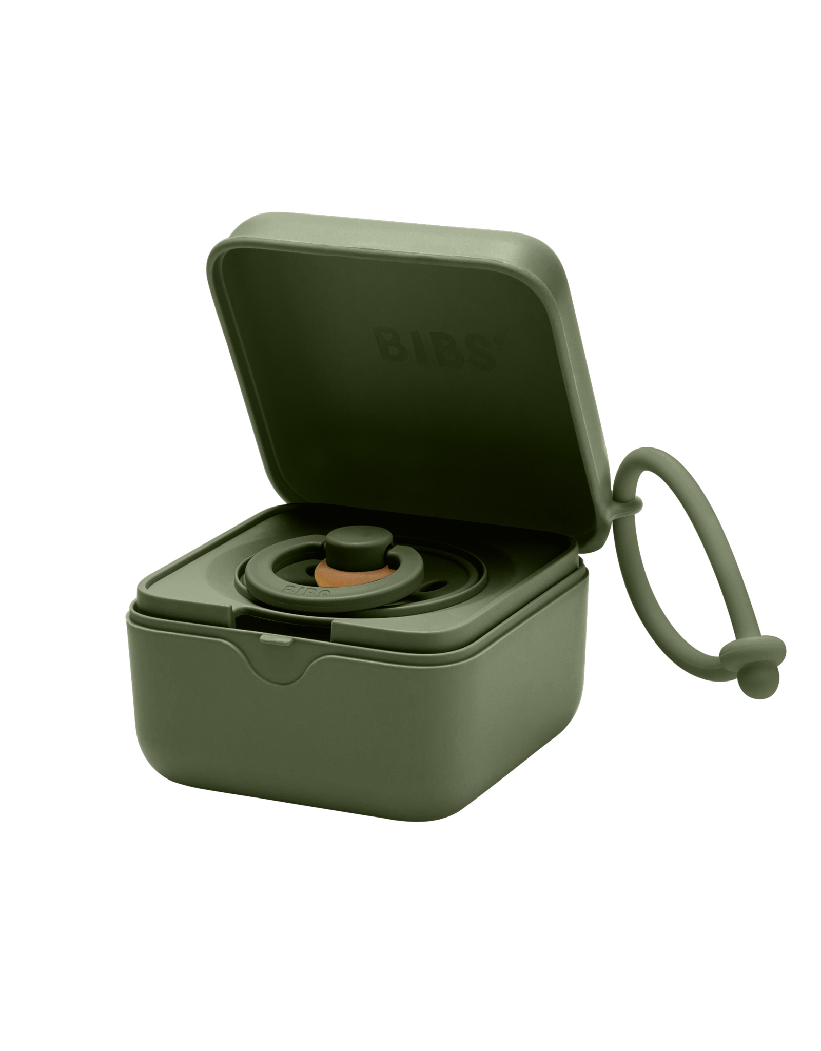 Bibs  Speenhouder - Pacifier Box - Hunter Green