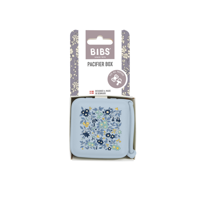 Bibs X Liberty - Speenhouder - Pacifier Box - Baby Blue