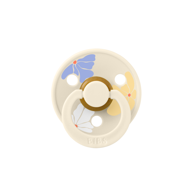 BIBS – Studio Collection - Fopspeen - Rond – Morning Bloom – Maat 2 – 2 Stuks
