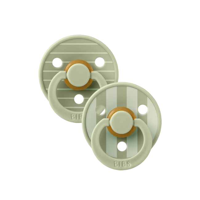 Bibs BIBS – Studio Collection - Fopspeen - Anatomisch – Sage Mix – Maat 1 – 2 Stuks