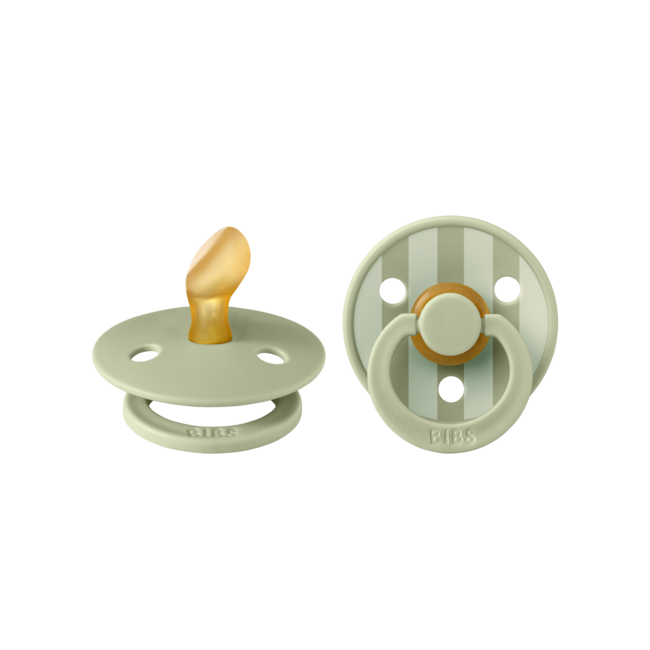 BIBS – Studio Collection - Fopspeen - Anatomisch – Sage Mix – Maat 1 – 2 Stuks