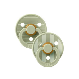 Bibs BIBS – Studio Collection - Fopspeen - Anatomisch – Sage Mix – Maat 2 – 2 Stuks