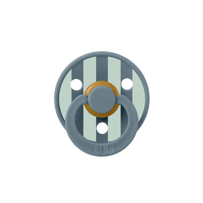 BIBS – Studio Collection - Fopspeen - Rond – Nordic Mint/Petrol – Maat 1 – 2 Stuks