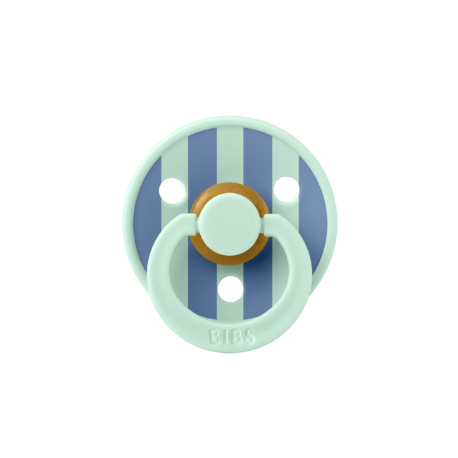 BIBS – Studio Collection - Fopspeen - Rond – Nordic Mint/Petrol – Maat 1 – 2 Stuks
