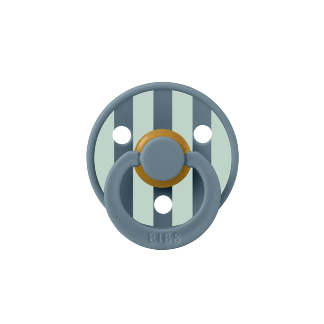 BIBS – Studio Collection - Fopspeen - Rond – Nordic Mint/Petrol – Maat 2 – 2 Stuks