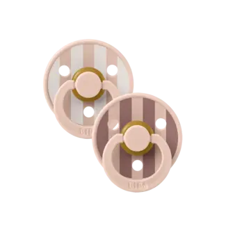 Bibs BIBS – Studio Collection - Fopspeen - Rond – Blush Mix – Maat 1 – 2 Stuks