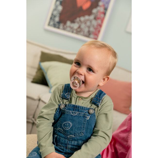 BIBS – Studio Collection - Fopspeen - Rond – Blush Mix – Maat 2 – 2 Stuks