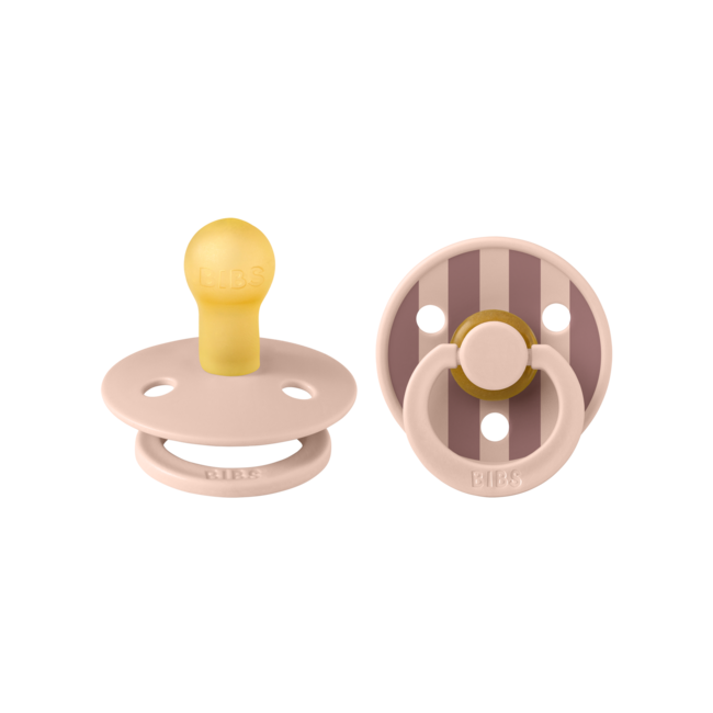 BIBS – Studio Collection - Fopspeen - Rond – Blush Mix – Maat 2 – 2 Stuks