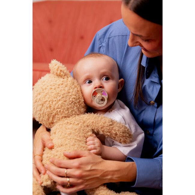 BIBS – Studio Collection - Fopspeen - Rond – Vanilla Mix – Maat 2 – 2 Stuks