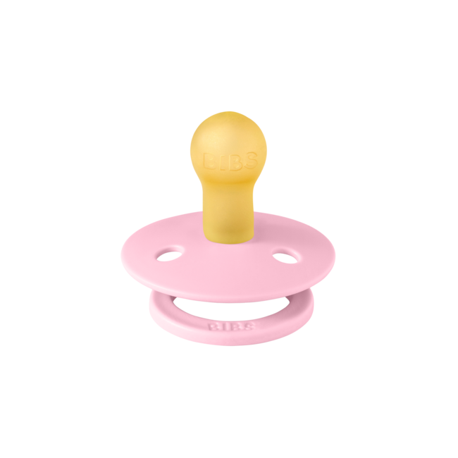 BIBS – Studio Collection - Fopspeen - Rond – Baby Pink/Coral Mix – Maat 1 – 2 Stuks