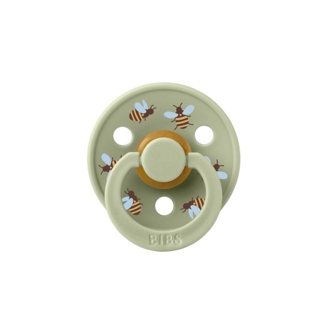 BIBS – Studio Collection - Fopspeen - Rond – Bumblebee/Mushroom  – Maat 1 – 2 Stuks