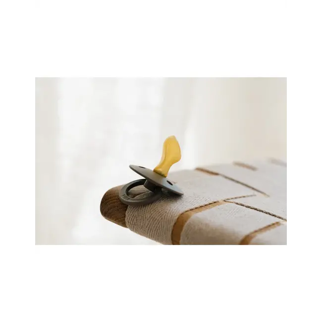 BIBS - Colour Fopspeen - Anatomisch - Maat 1 - Vanilla/Pine - 2 Stuks