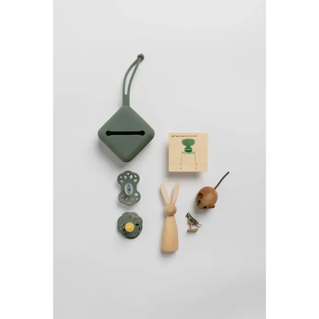 BIBS - Colour Fopspeen - Anatomisch - Maat 2 - Vanilla/Pine - 2 Stuks