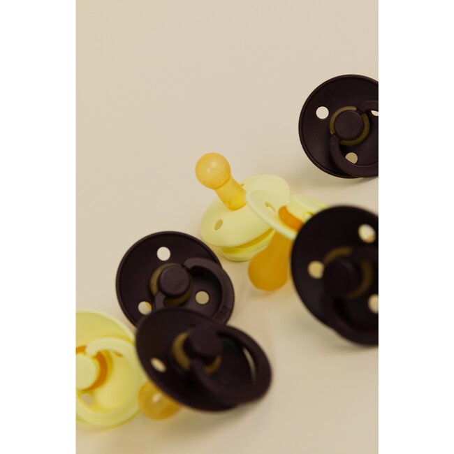 BIBS - Colour Fopspeen - Rond - Maat 1 - Luna/Deep Space - 2 Stuks