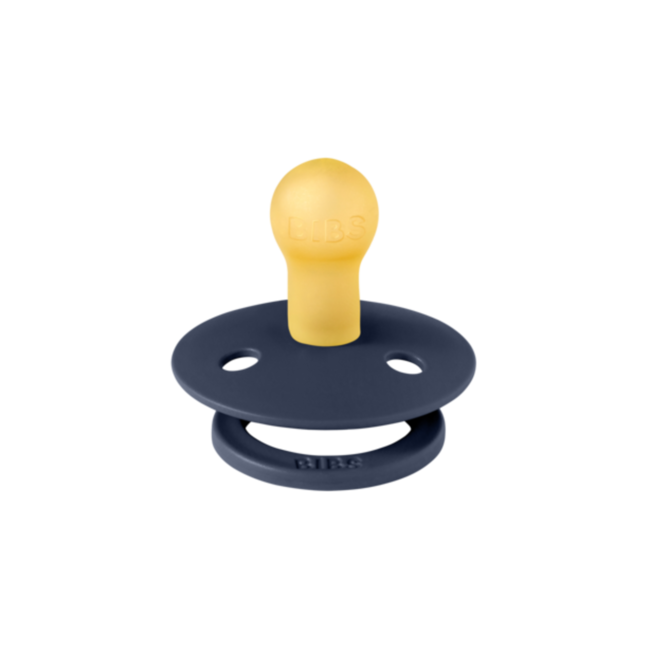 BIBS - Colour Fopspeen - Rond - Maat 1 - Luna/Deep Space - 2 Stuks