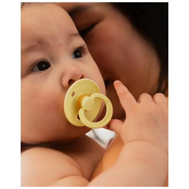 BIBS - Colour Fopspeen - Rond - Maat 2 - Luna/Deep Space - 2 Stuks