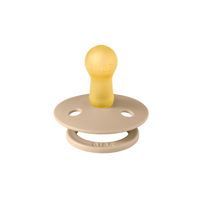 BIBS - Colour Fopspeen - Rond - Maat 2 - Taupe/Scuba - 2 Stuks