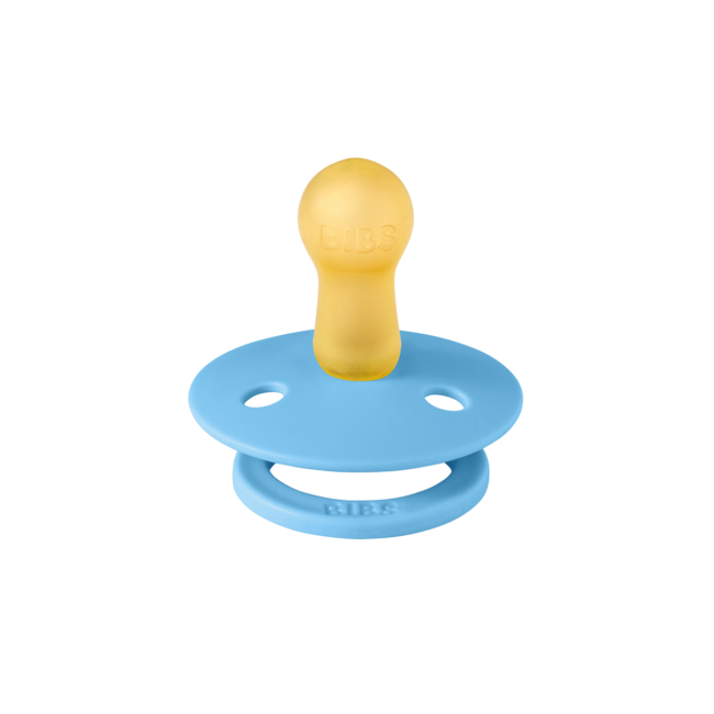 BIBS - Colour Fopspeen - Rond - Maat 2 - Mushroom/Breeze - 2 Stuks