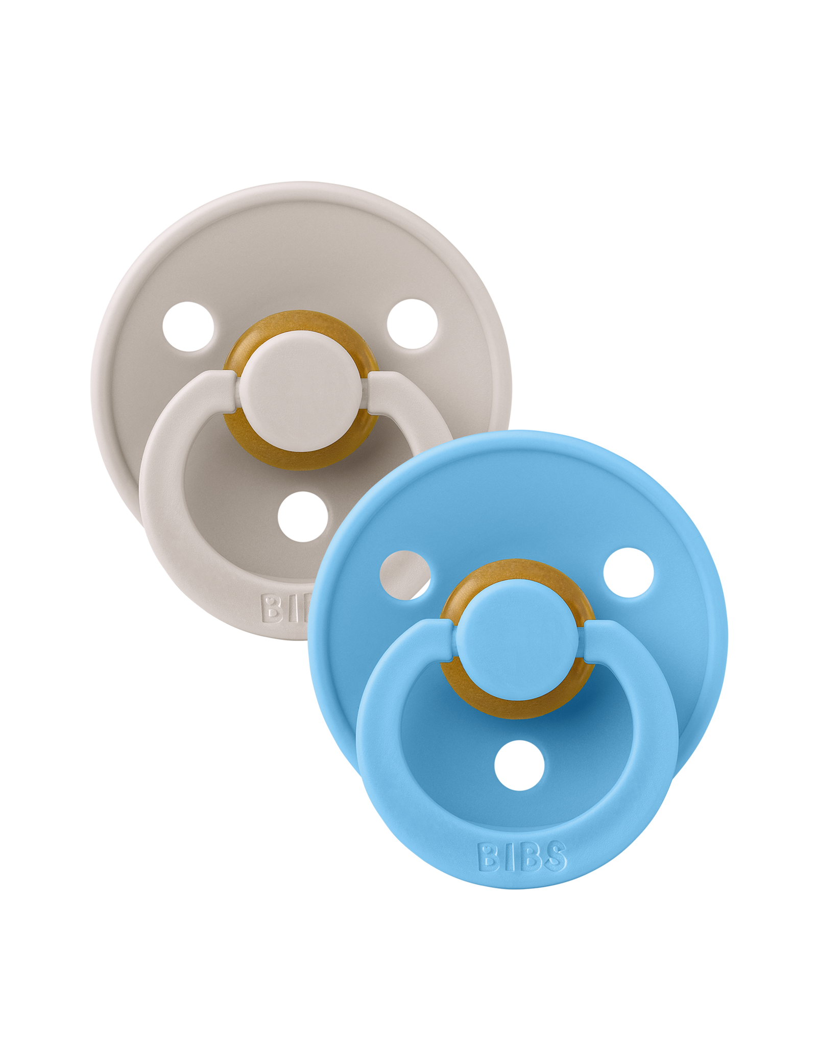 Bibs  Colour Fopspeen - Rond - Maat 2 - Mushroom/Breeze - 2 Stuks