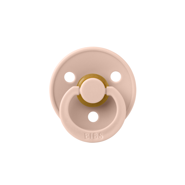 BIBS - Colour Fopspeen - Rond - Maat 3 - Woodchuck/Blush - 2 Stuks